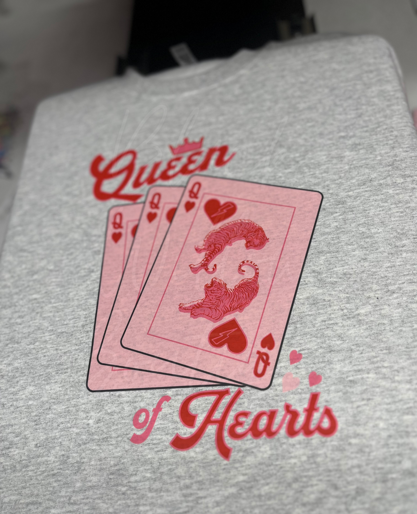 Queen Of Hearts Tee Or Sweatshirt