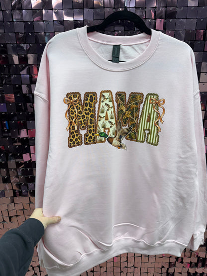 Mama Mallard Duck Tee Or Sweatshirt