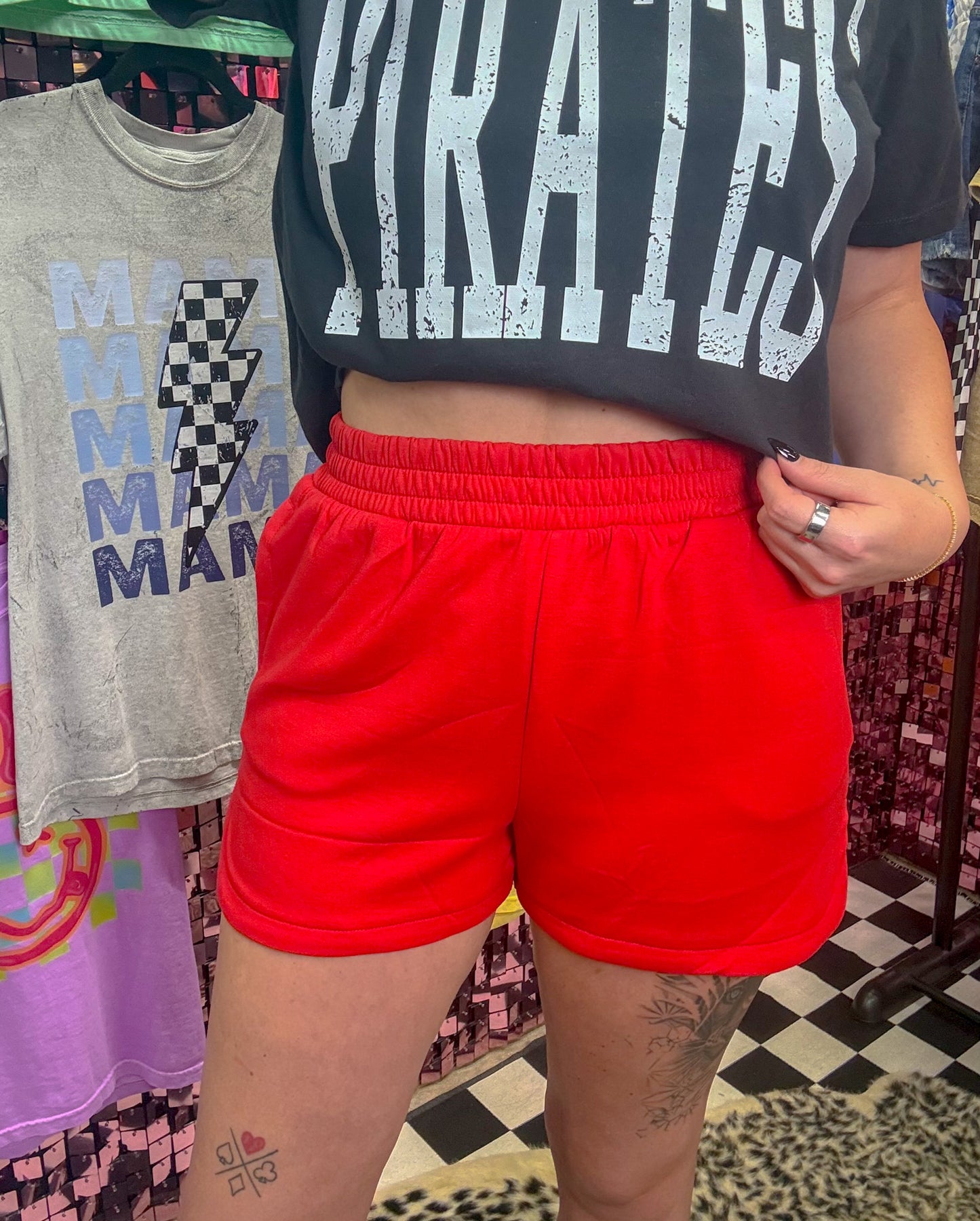 The Ashley Fleece Lounge Shorts
