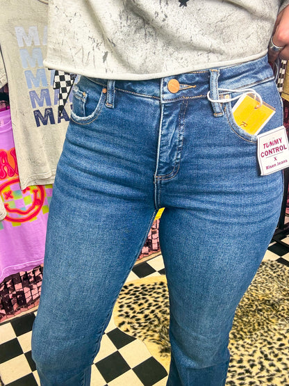 The Charlie Tummy Control High Rise Straight Jeans