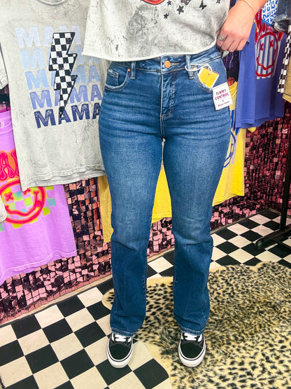The Charlie Tummy Control High Rise Straight Jeans