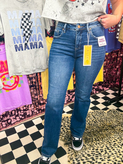 The Charlie Tummy Control High Rise Straight Jeans