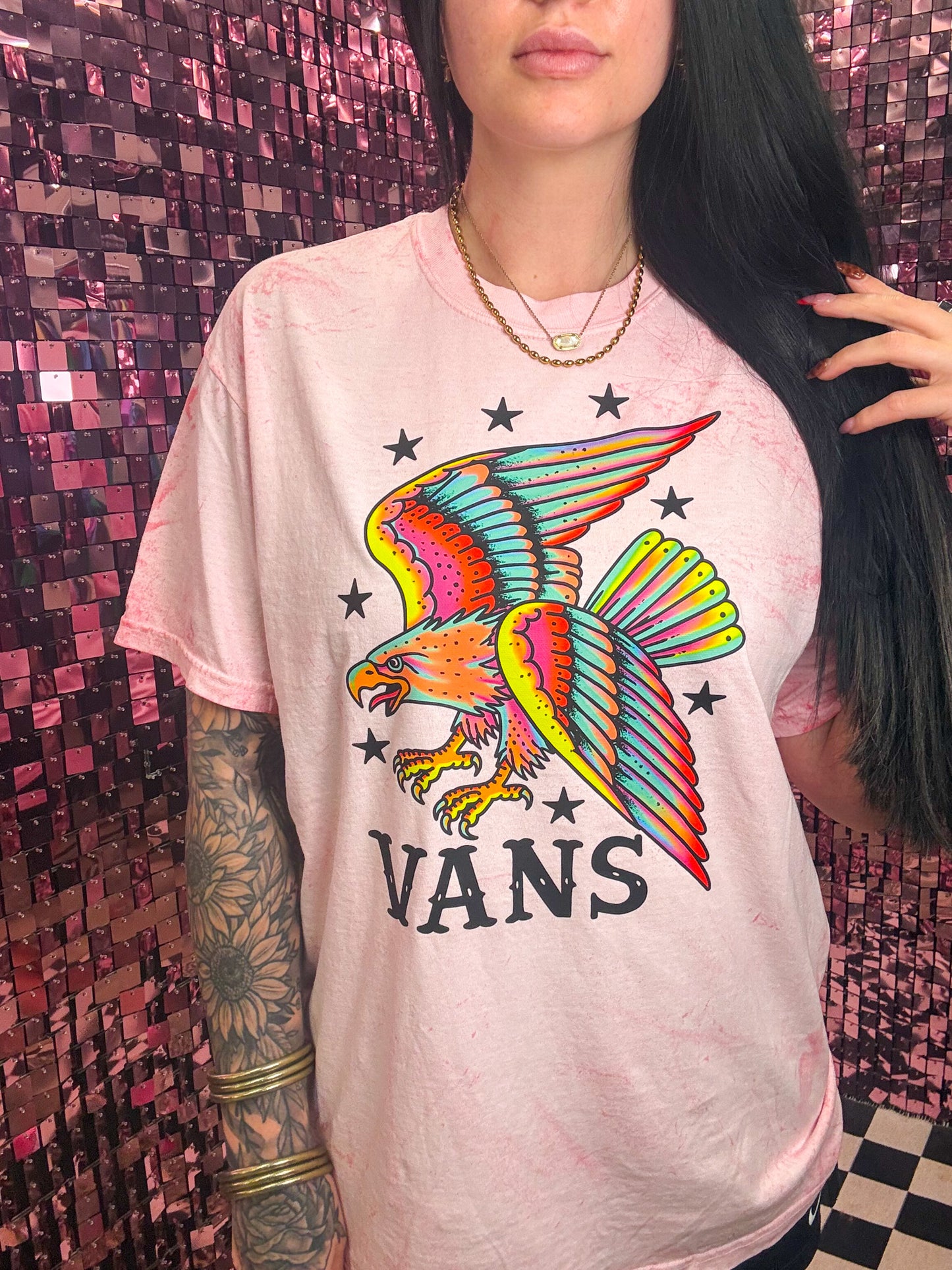 V@ns Boujee Eagle Tee Or Sweatshirt