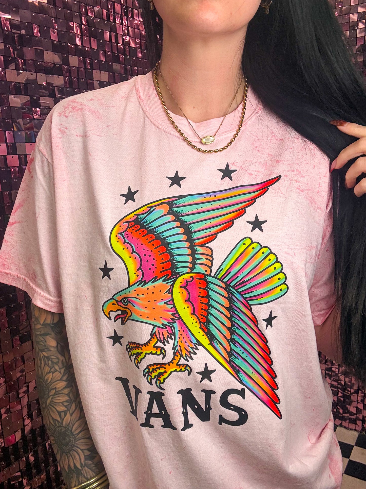 V@ns Boujee Eagle Tee Or Sweatshirt