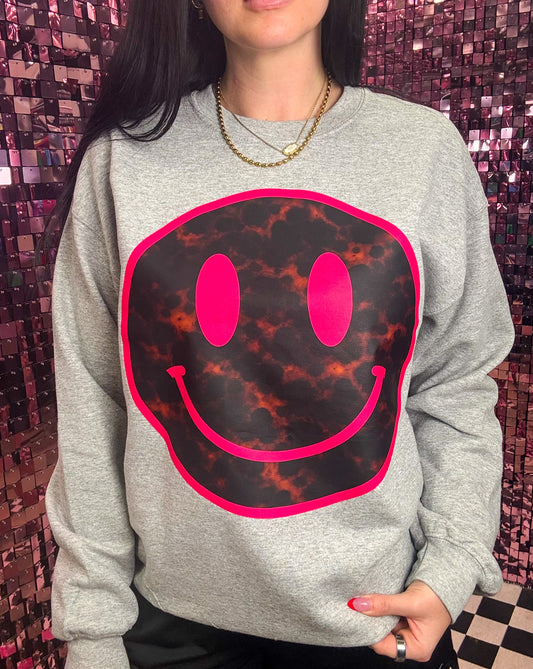 Pink Tortoise Smiley Tee Or Sweatshirt