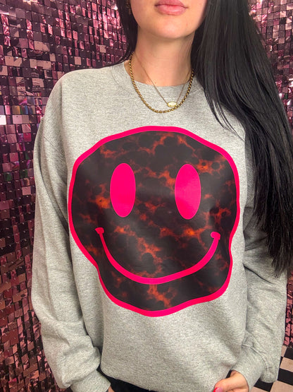 Pink Tortoise Smiley Tee Or Sweatshirt