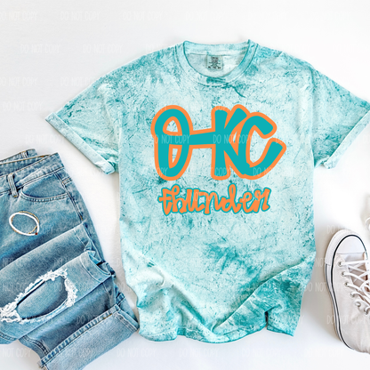 Thunder Basketball Tee