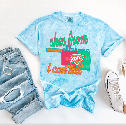 Thunder Basketball Tee