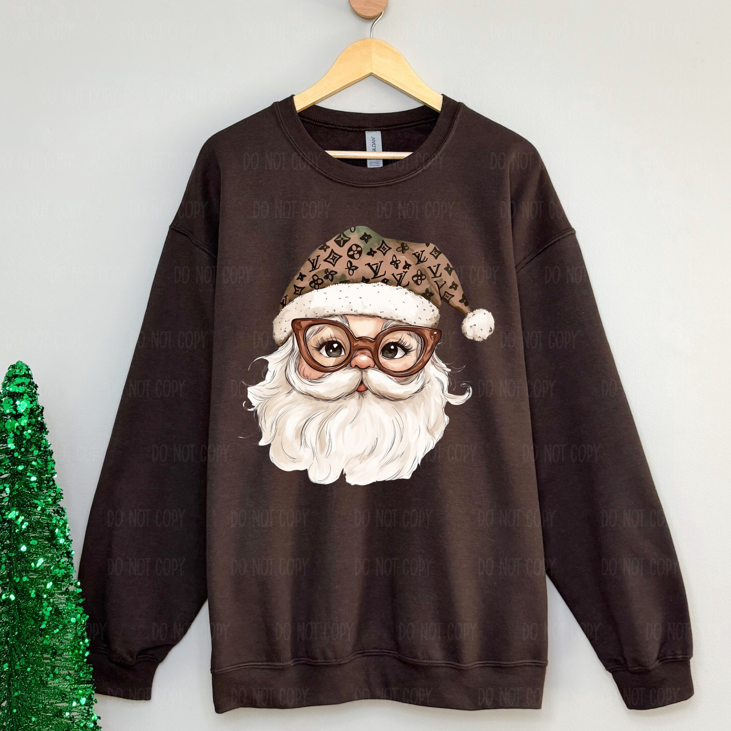 Boujee Santa Single Print DTF Transfer