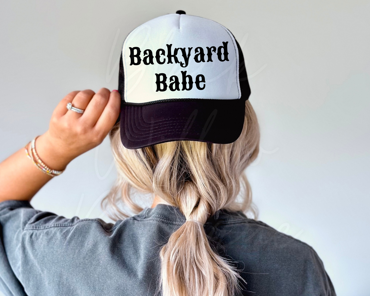 Backyard Babe Trucker Hat