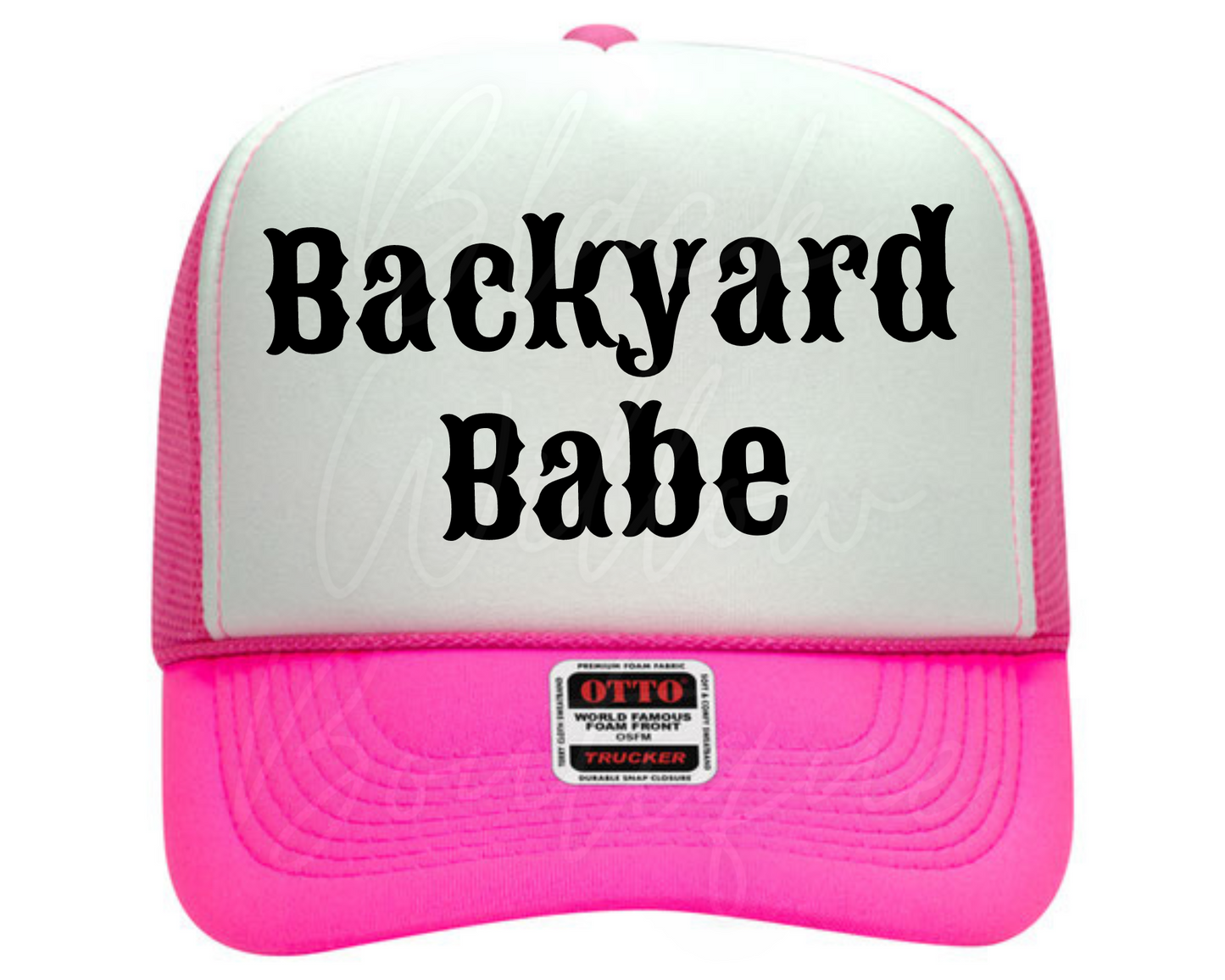 Backyard Babe Trucker Hat