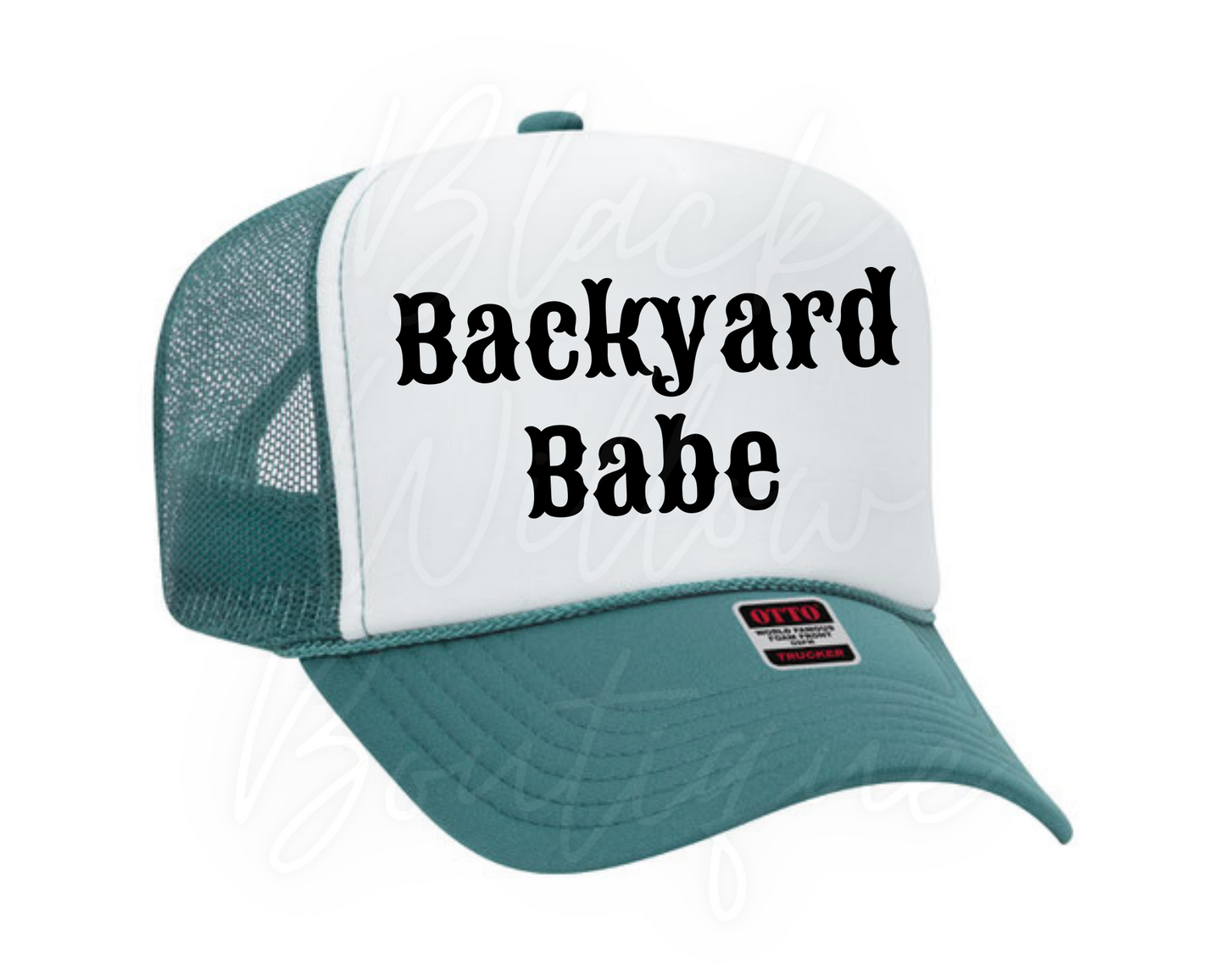 Backyard Babe Trucker Hat