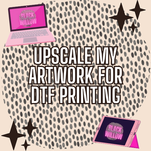 Artwork Upscale And/Or Halftoning