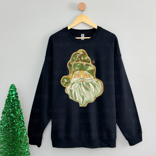 Camo Santa Single Print DTF Transfer