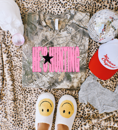 He's Hunting - Pink Star
