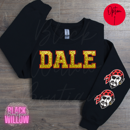 Dale Pirates Faux Glitter