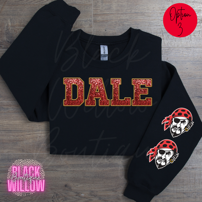 Dale Pirates Faux Glitter