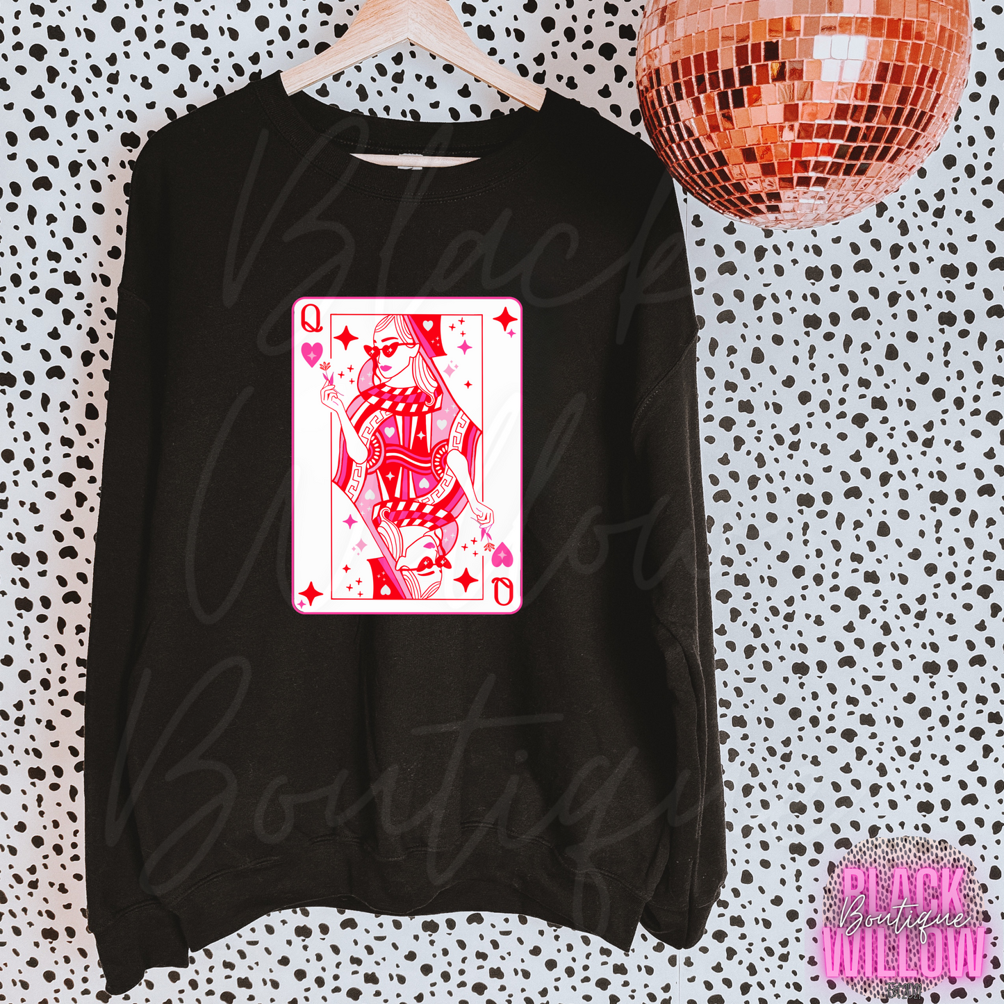 Queen Of Hearts Tee Or Sweatshirt