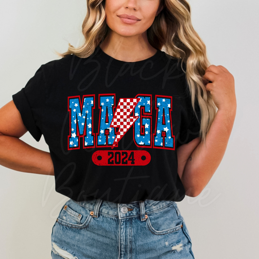 MAGA Stars & Stripes SINGLE DTF TRANSFER