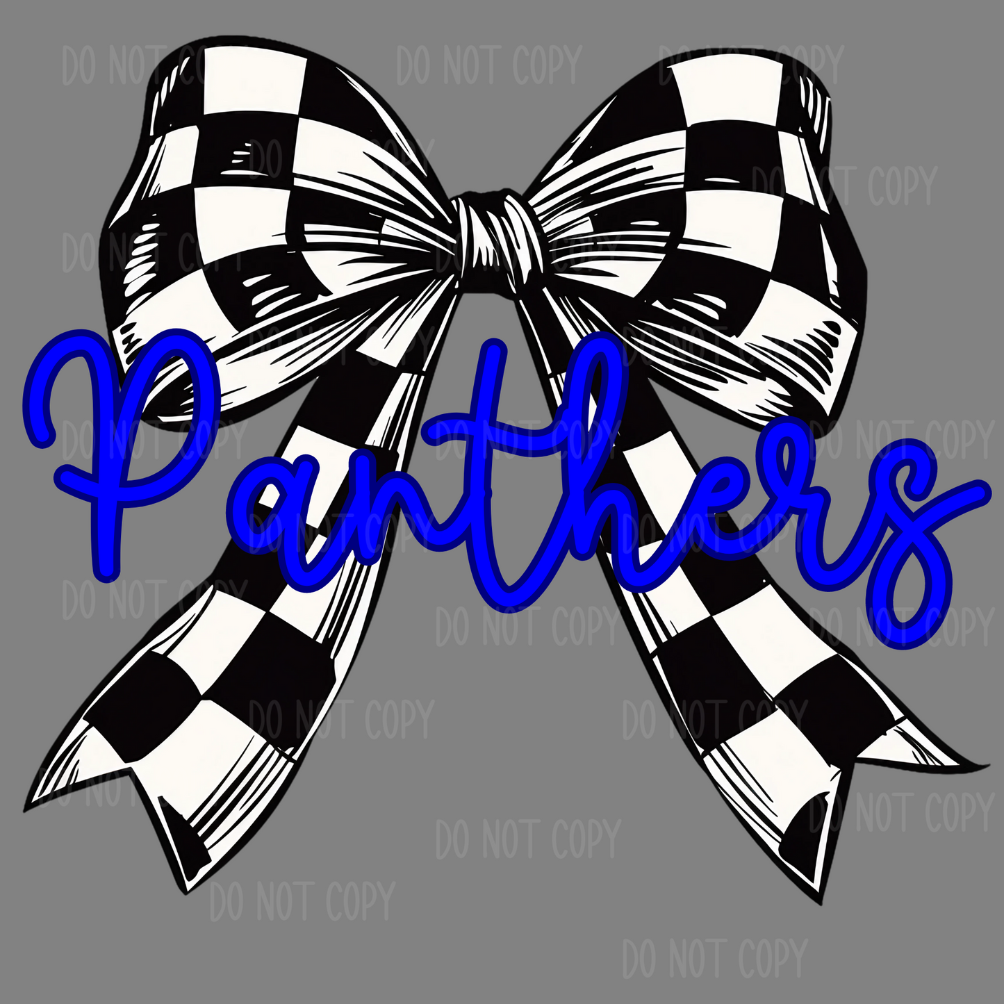 ✨CUSTOMIZABLE✨ Checkered Coquette Bow Mascot