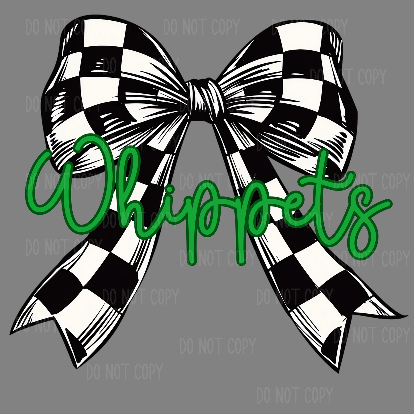 ✨CUSTOMIZABLE✨ Checkered Coquette Bow Mascot