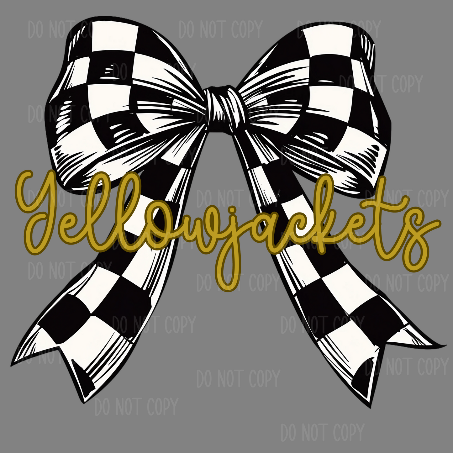 ✨CUSTOMIZABLE✨ Checkered Coquette Bow Mascot