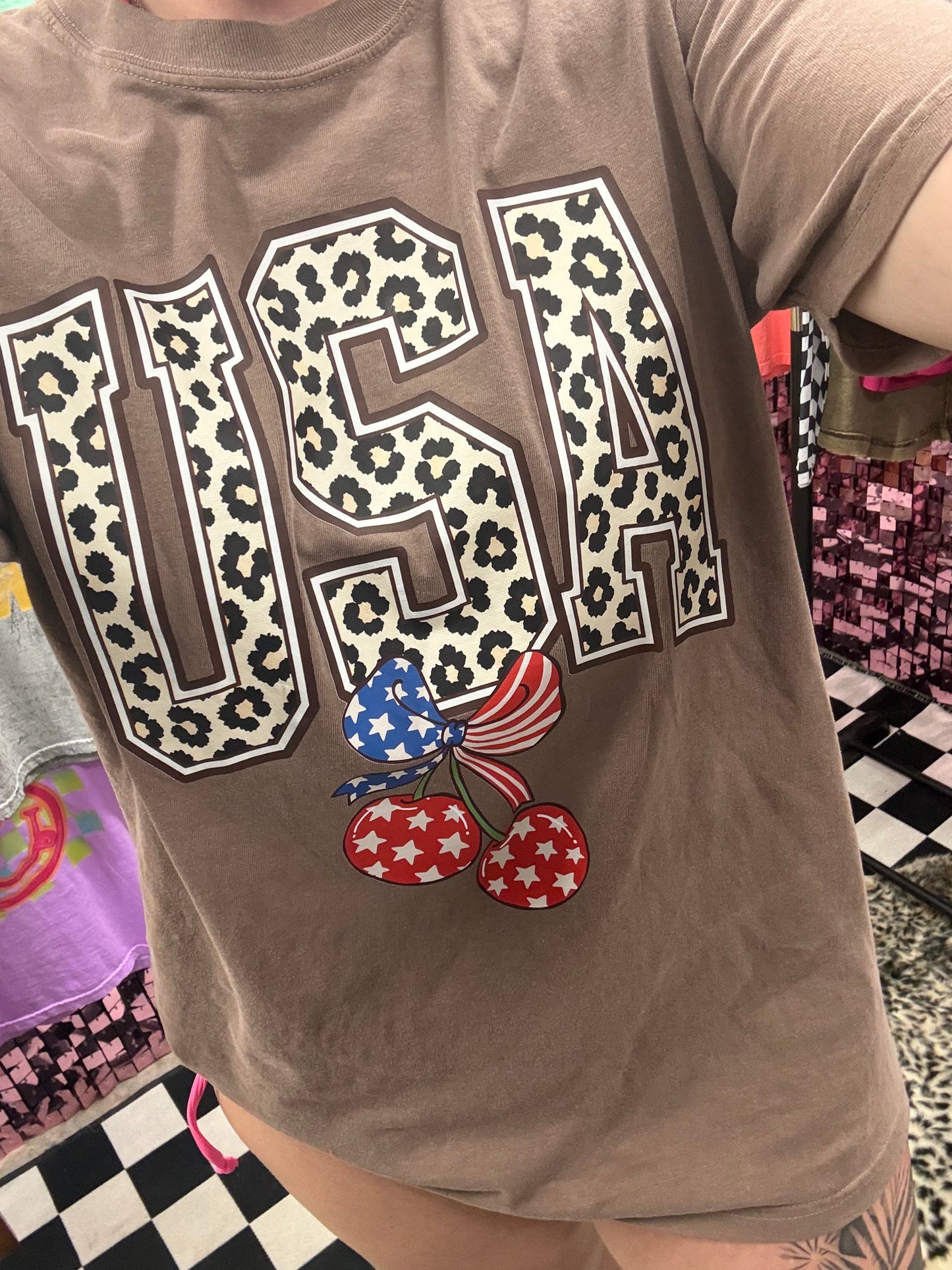 USA Cherries Comfort Colors Tee