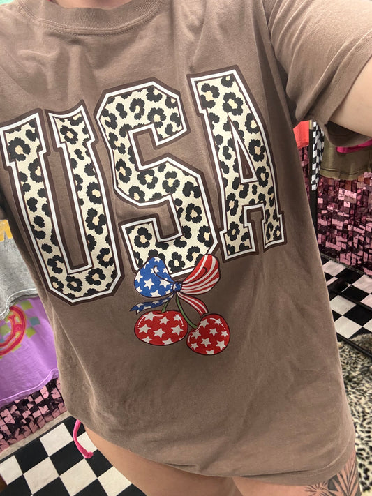 USA Cherries Comfort Colors Tee