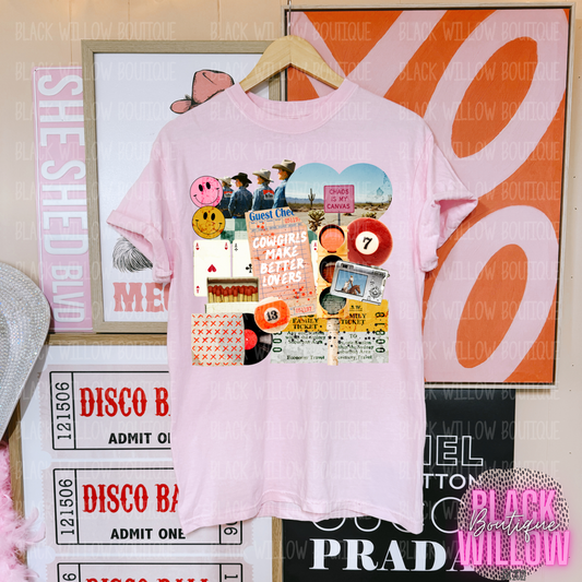 Cowgirls Collage Tee Or Sweatshirt