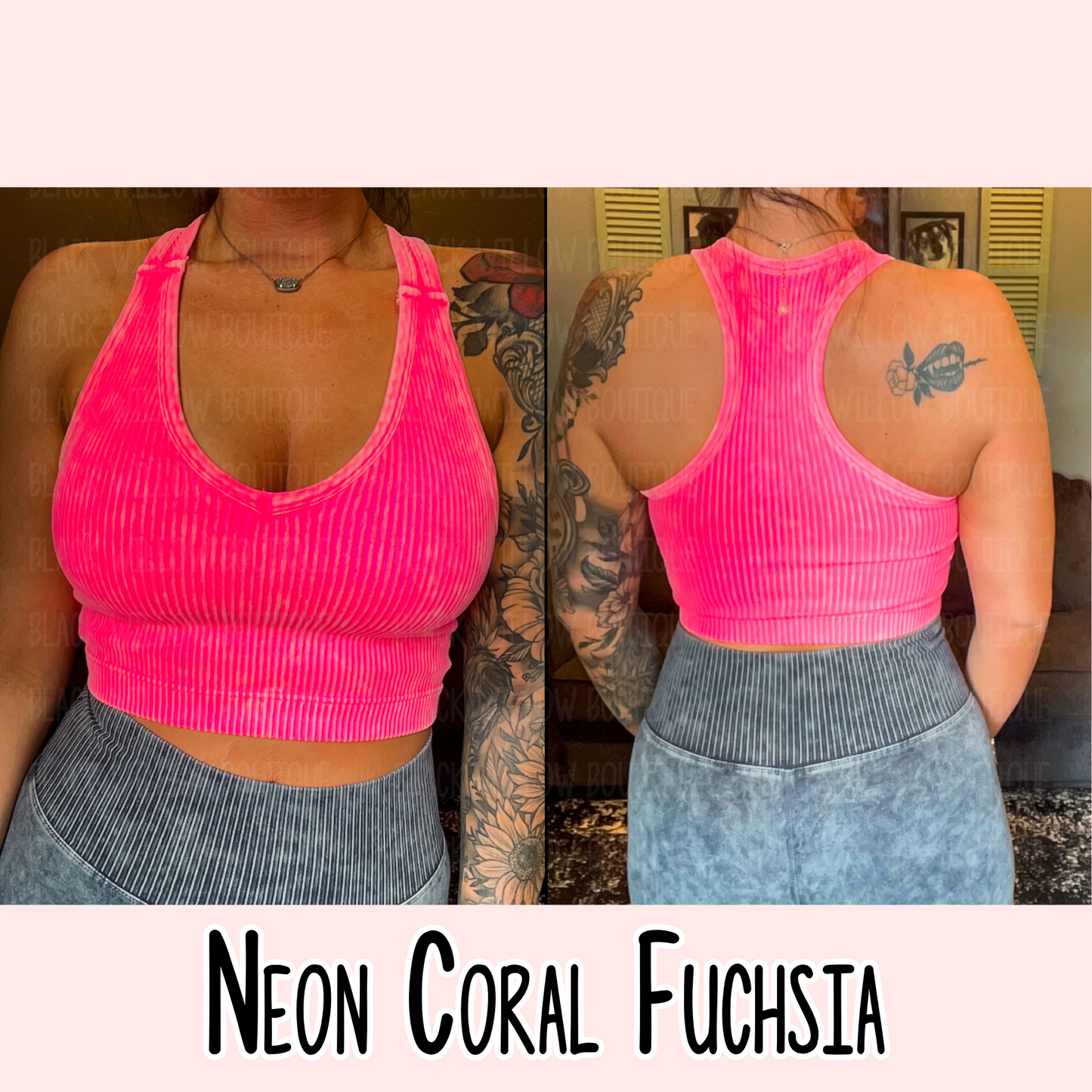 The Katrina Acid Washed Racerback Tank