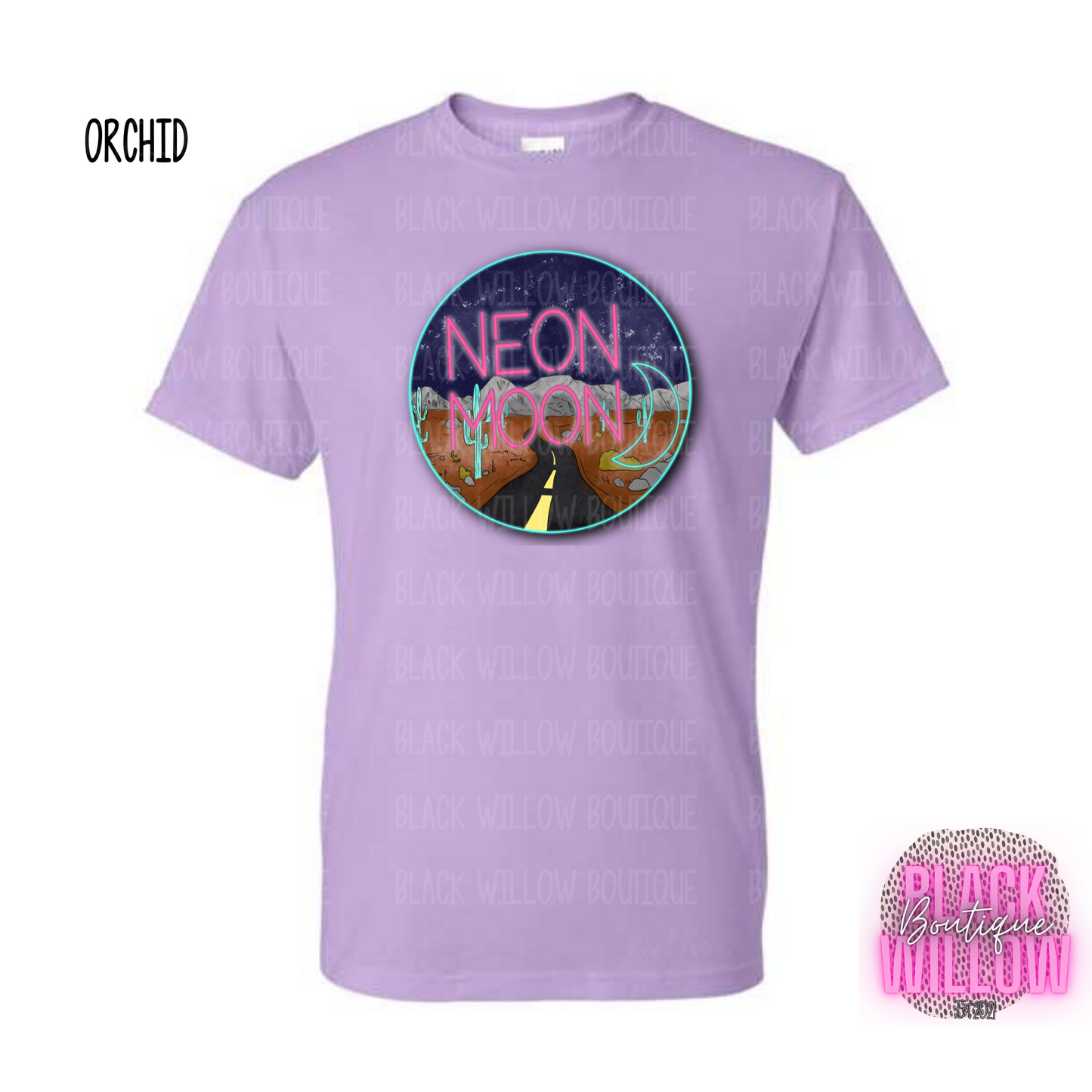 Neon Purple Tee Or Sweatshirt