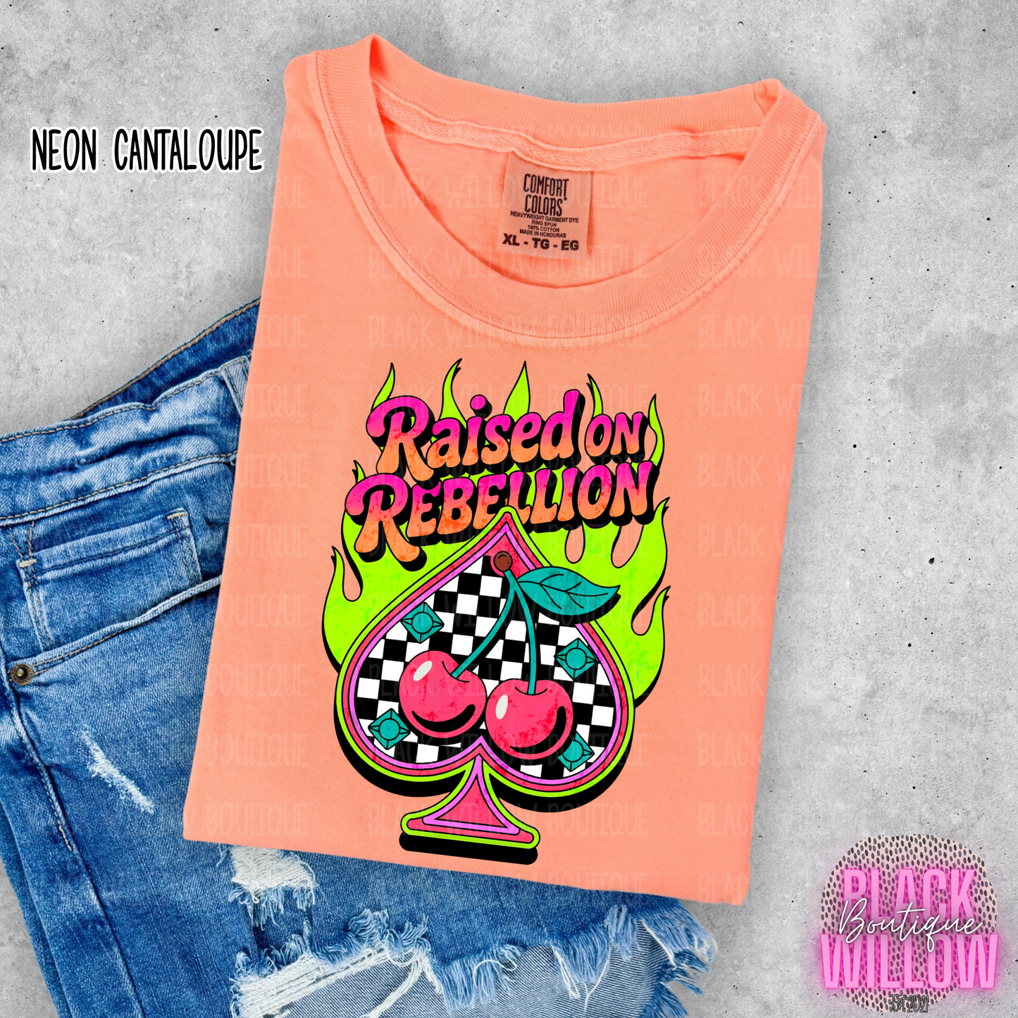 Raised On Rebellion Tee Or Sweatshirt