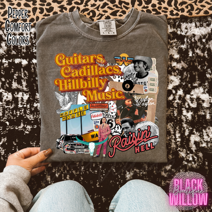 Vintage Country Collage Tee Or Sweatshirt