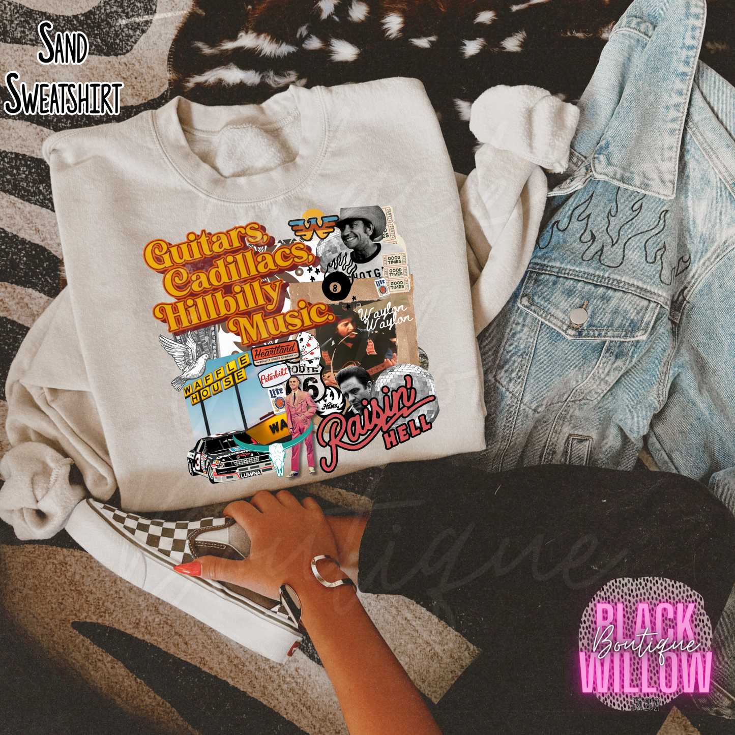 Vintage Country Collage Tee Or Sweatshirt