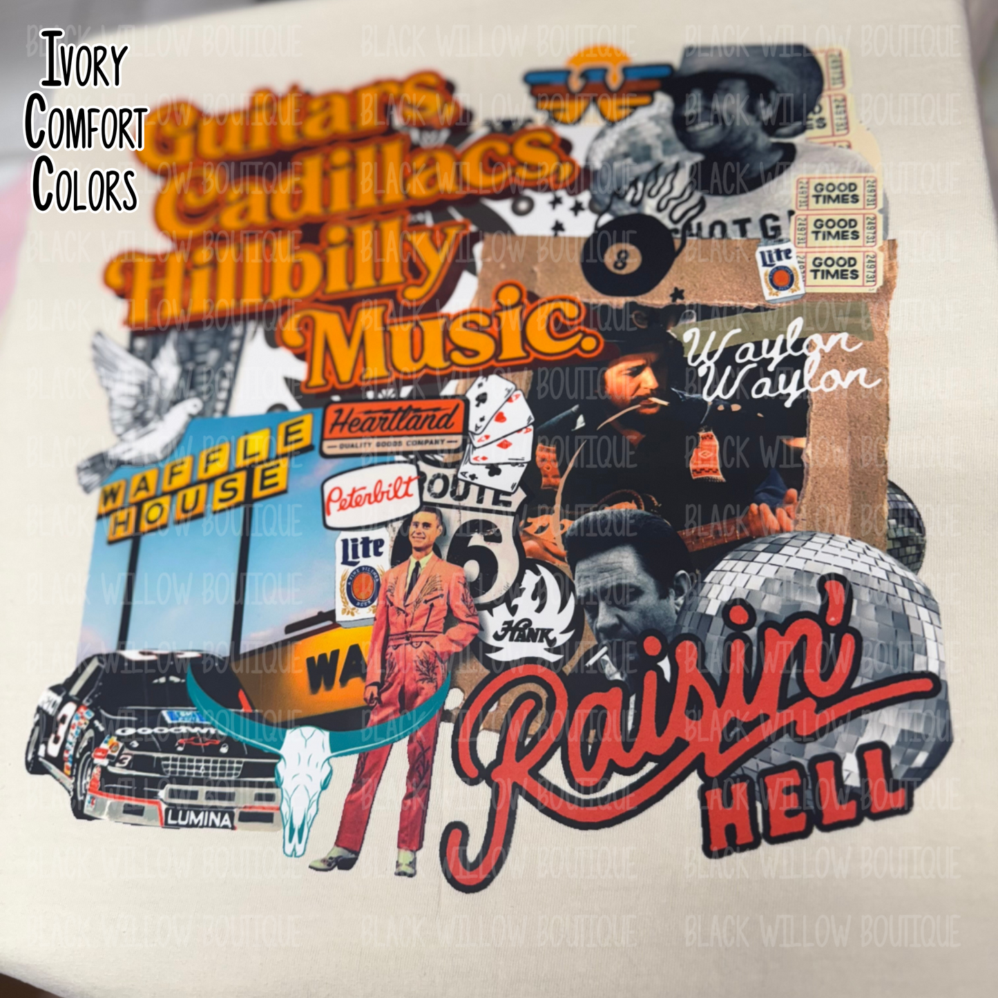 Vintage Country Collage Tee Or Sweatshirt