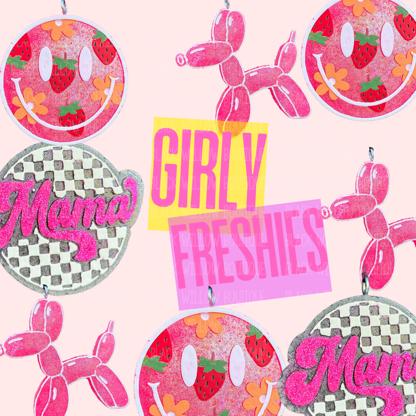 Girly Car Freshener Freshies