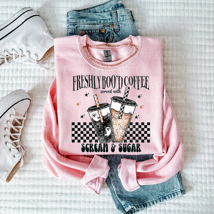 Freshly Boo'd Coffee Tee Or Sweatshirt