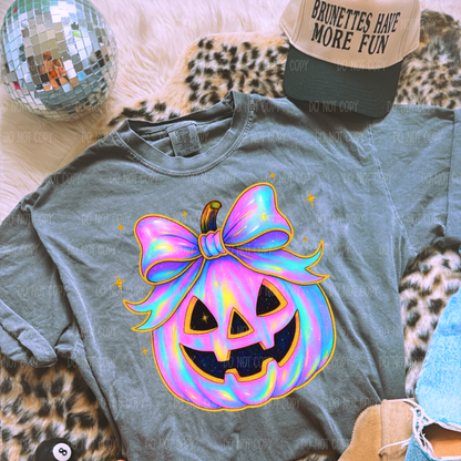 Iridescent Pumpkin Tee Or Sweatshirt