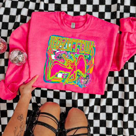 Led Band Tee Or Sweatshirt