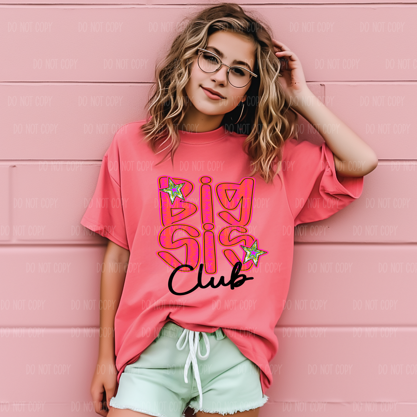 Big Sis Club Single Print DTF Transfer