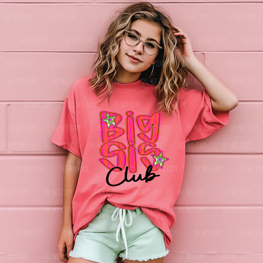 Big Sis Club Single Print DTF Transfer