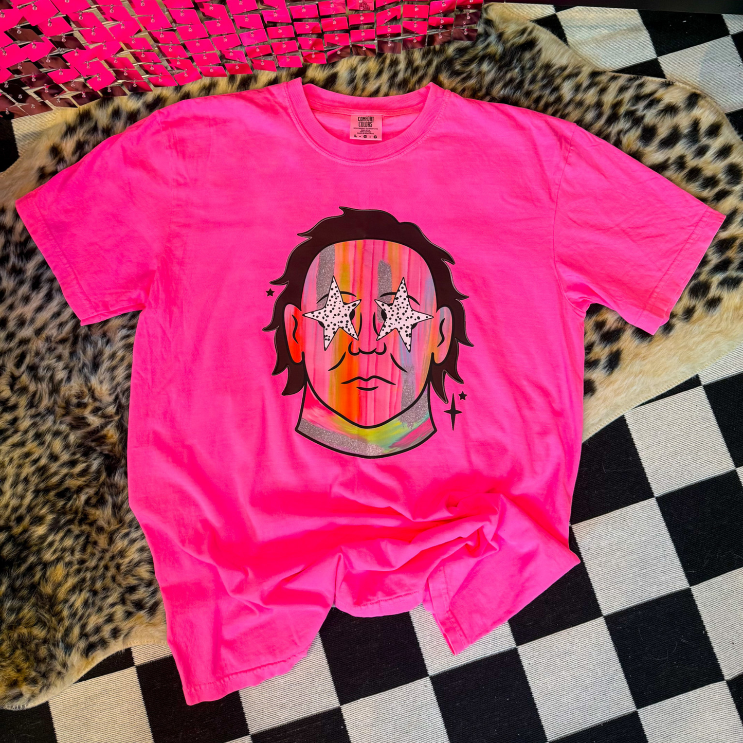 Neon Michael Comfort Colors Tee