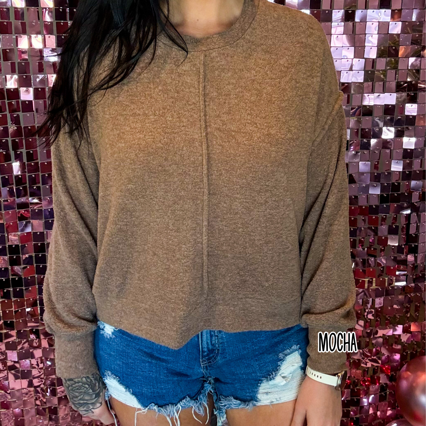Softer Than A Fuzzy Blanket Raw Hem Sweater