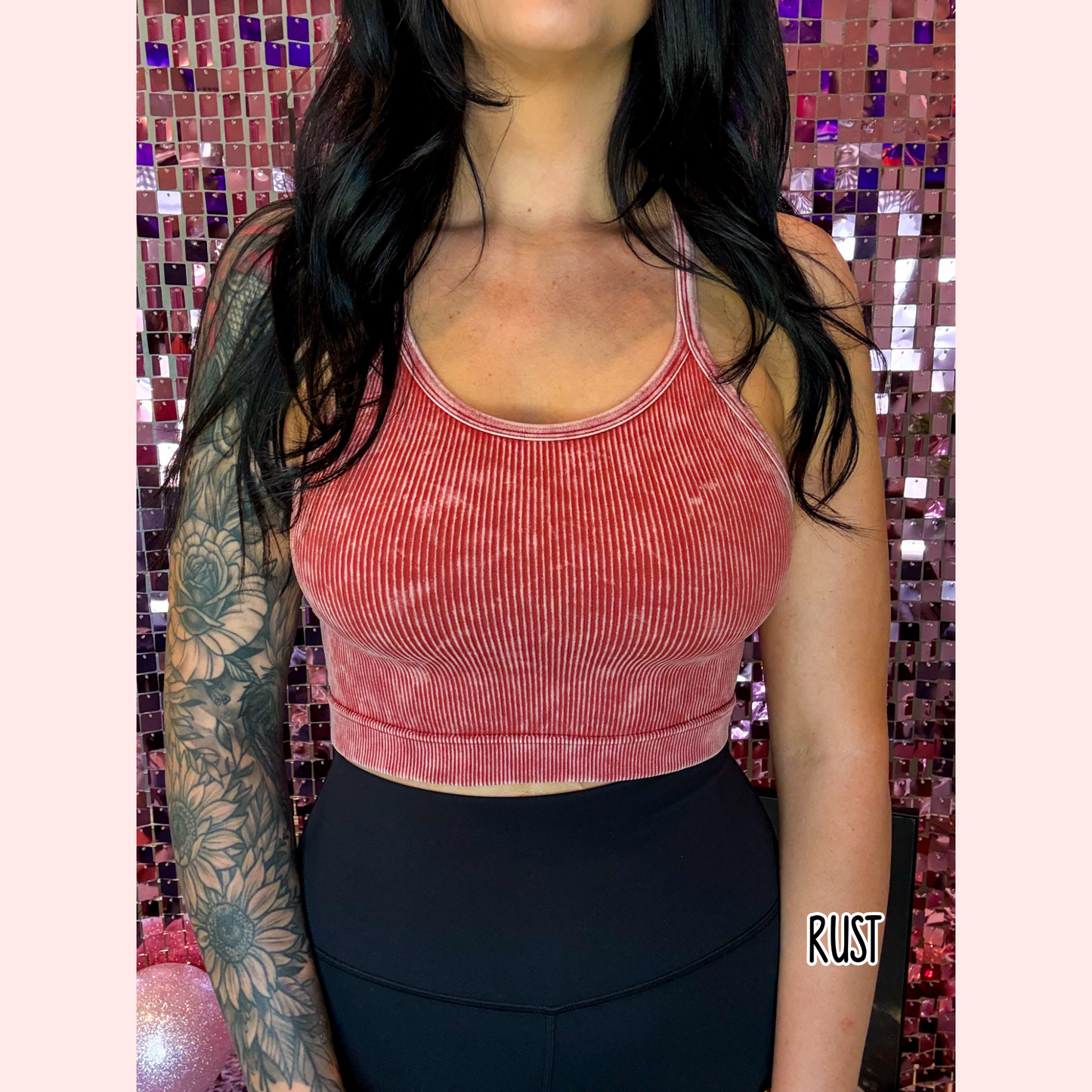 The Luna Acid Washed Cami Tank