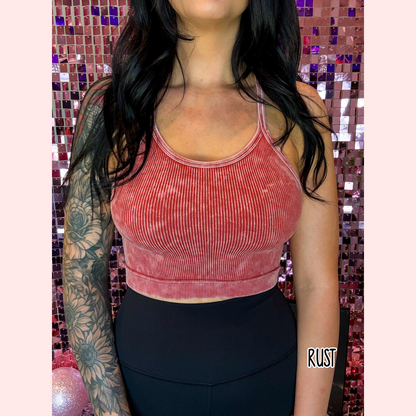 The Luna Acid Washed Cami Tank