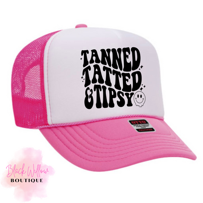 Tanned Tatted & Tipsy Trucker Hat