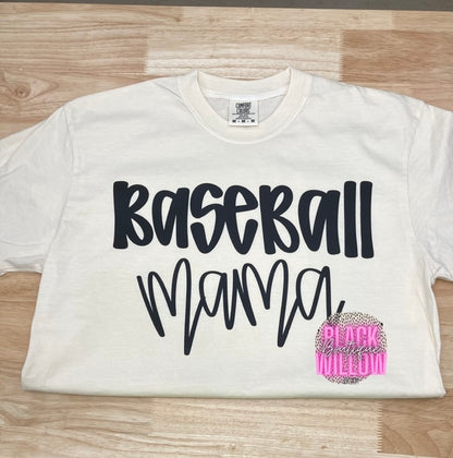 Baseball Mama Tee Or Sweatshirt