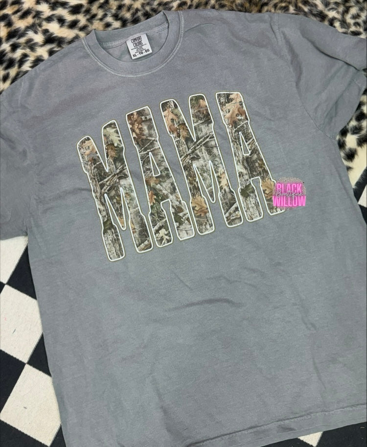 Camo Mama Tee Or Sweatshirt