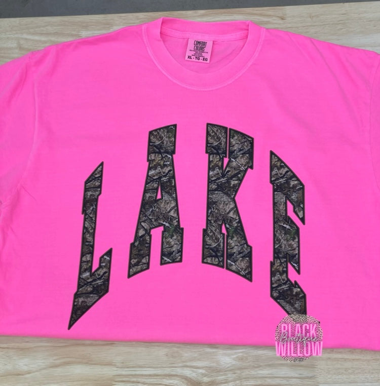 Camo Lake Single Print DTF Transfer