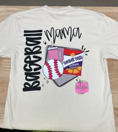 Baseball Mama Tee Or Sweatshirt